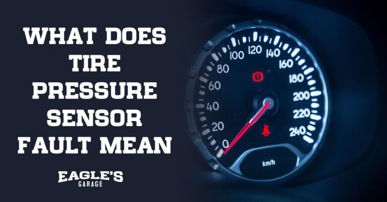 What Does A Tire Pressure Sensor Fault Mean