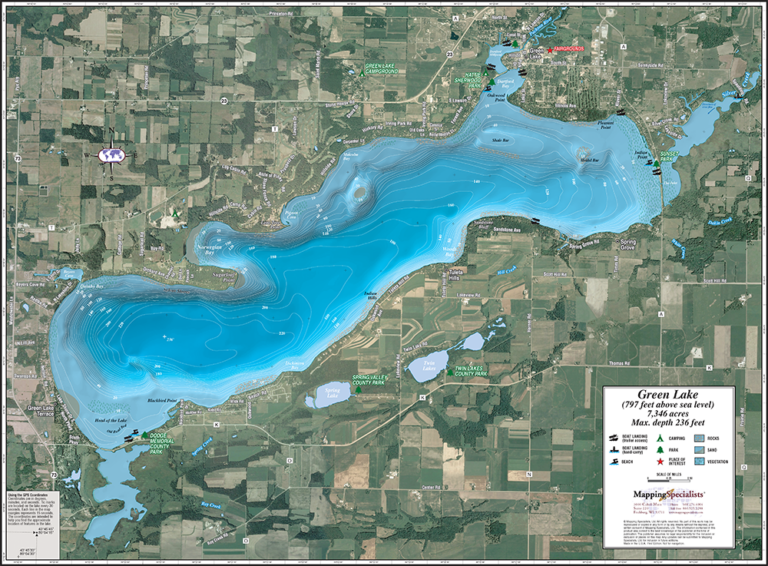 Map Of Green Lake
