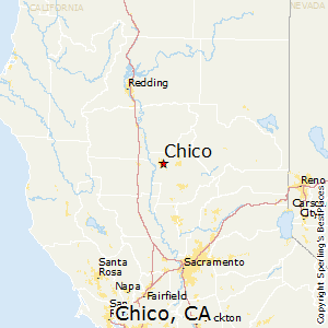 Map Of Chico Ca And Surrounding Cities