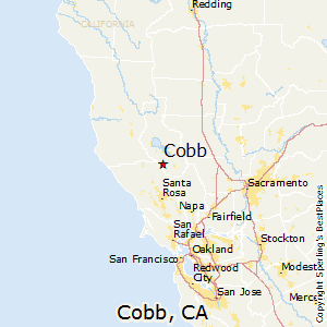 Best Places to Live in Cobb California Map