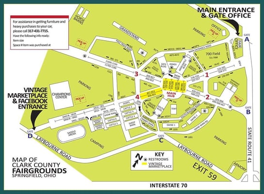 Visual Map of Clark County Fairgrounds