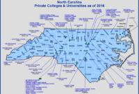 Map Of Colleges In North Carolina