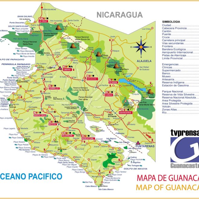 Map Of Guanacaste