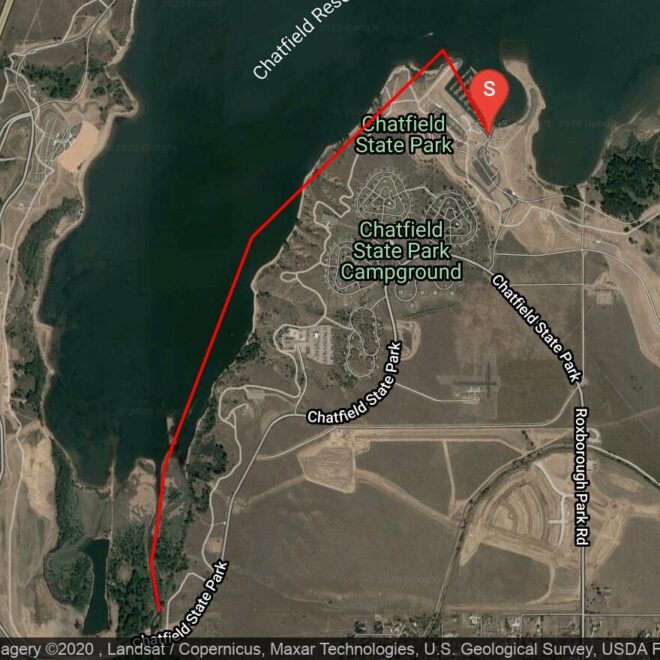 Map Of Chatfield Reservoir