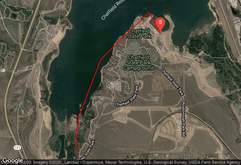 Map Of Chatfield Reservoir