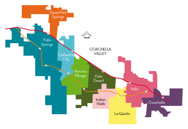 Map Of Coachella Valley