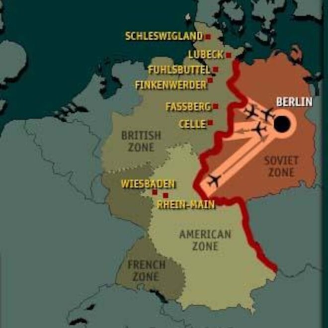 Map Of Cold War Germany