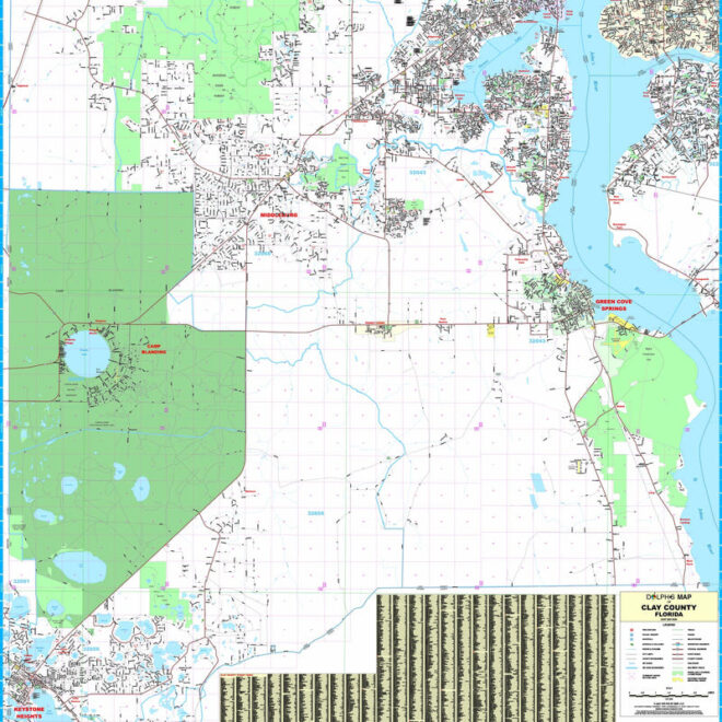 Map Of Clay County Florida