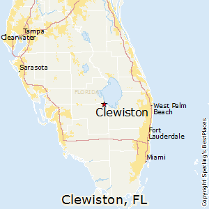 Clewiston, FL City Map