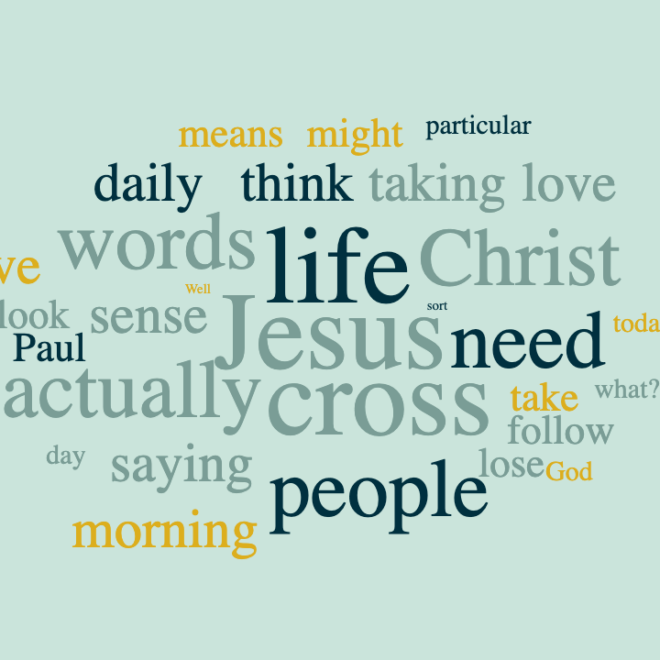 What Does It Mean To Take Up Your Cross Daily