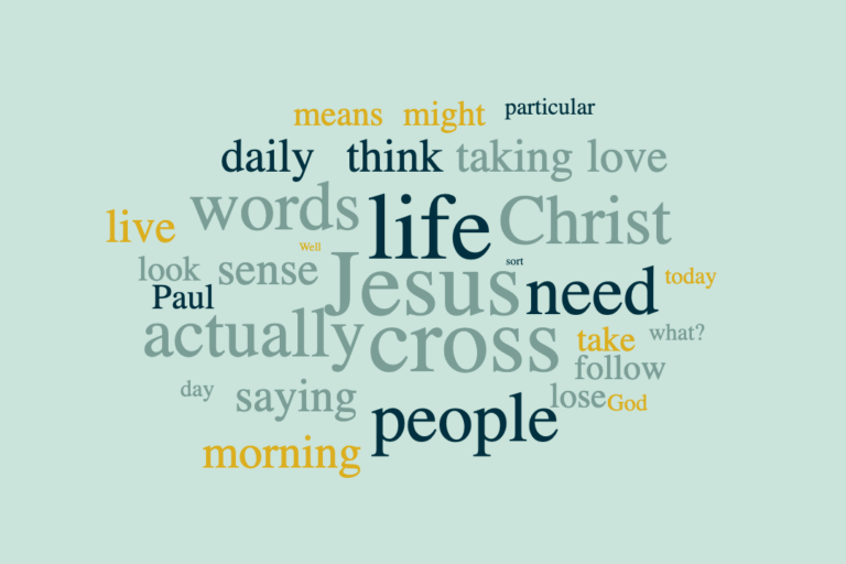 What Does It Mean To Take Up Your Cross Daily