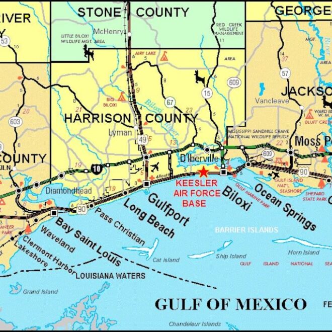 Map Of Gulf Of Mexico Beaches