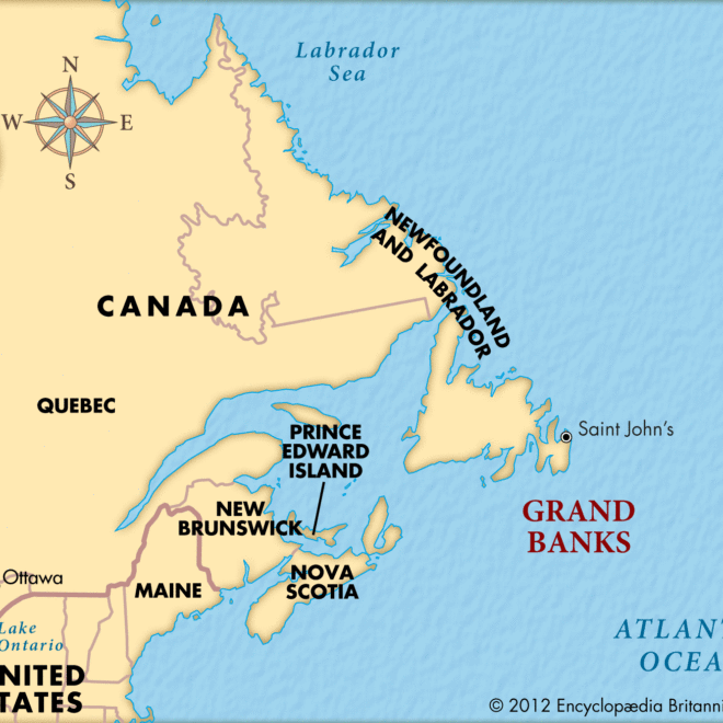 Map Of Grand Banks