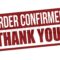 What Does Order Confirmed Mean