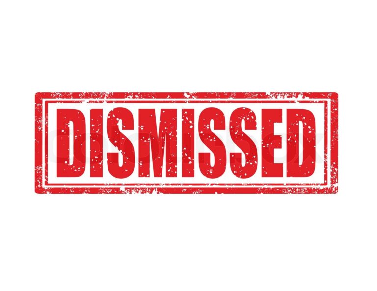 What Does A Dismissed Charge Mean