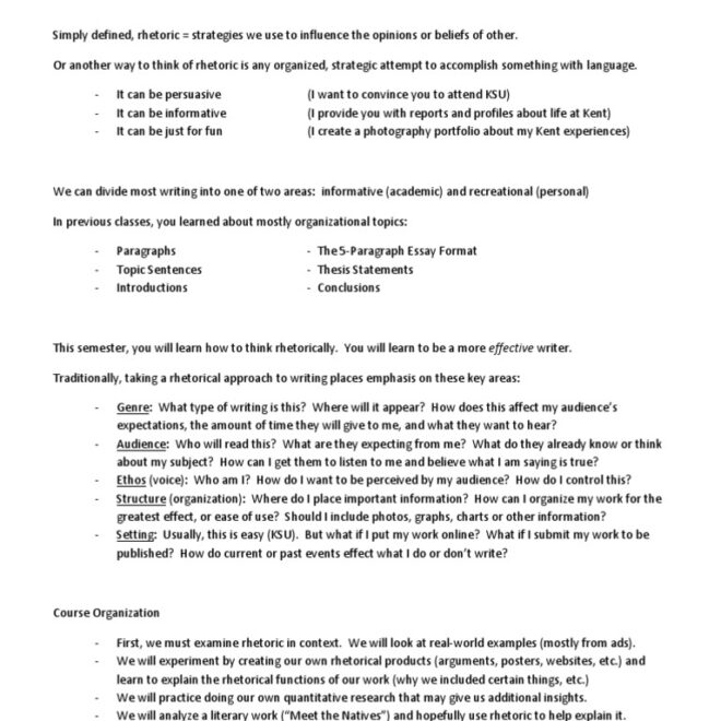 What Does It Mean To Think Rhetorically