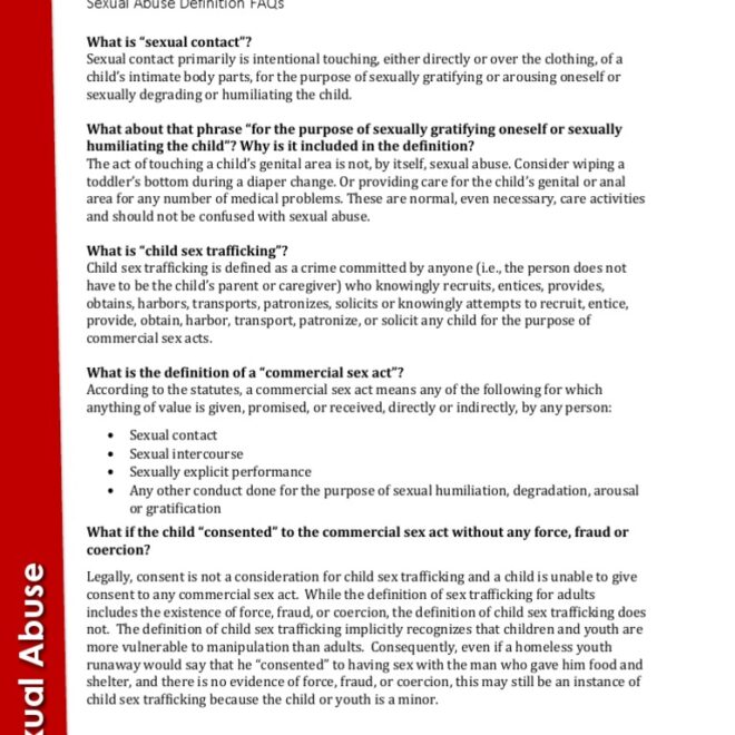 What Does Liable For Sexual Abuse Mean