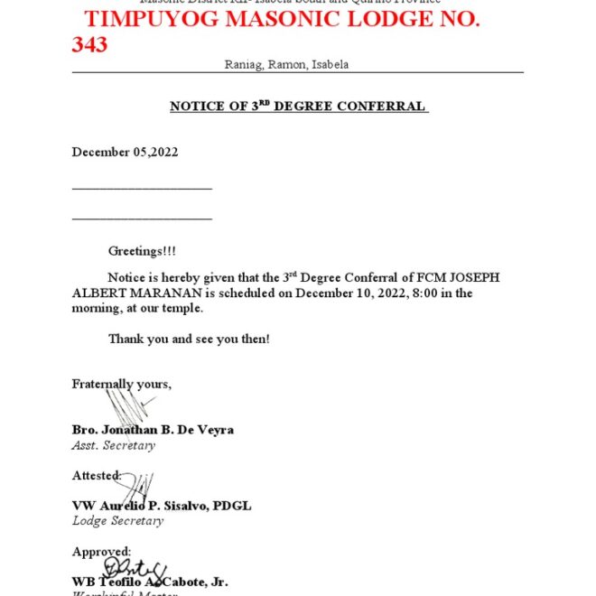 What Does Conferral Date Mean