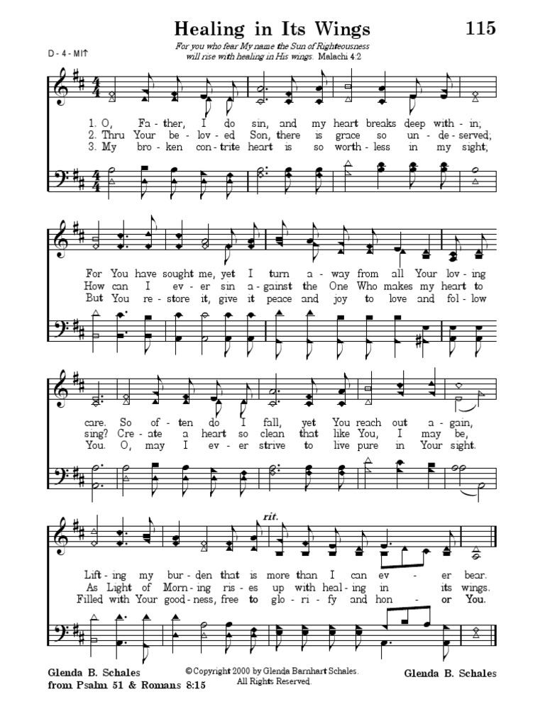 What Does Healing In His Wings Mean