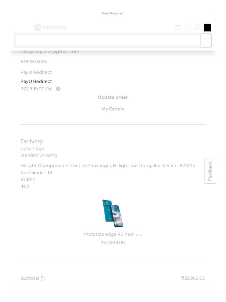 What Does Order Placed Mean
