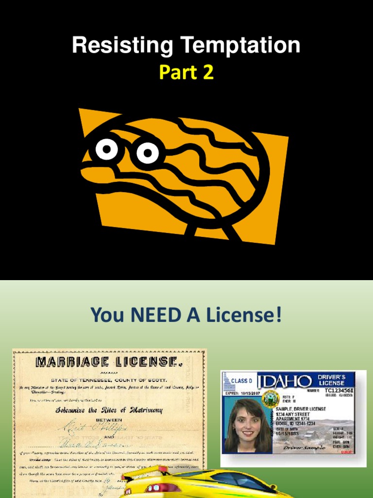 What Does Resisting Temptation Mean