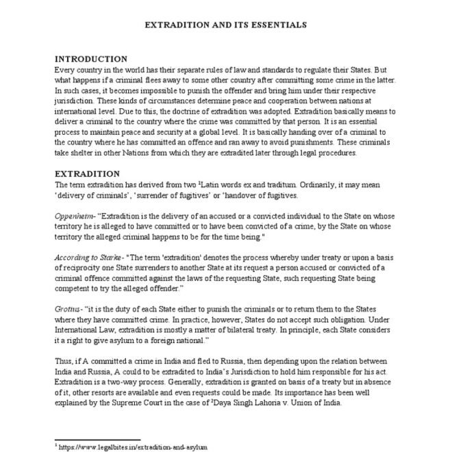 What Does It Mean To Wave Extradition