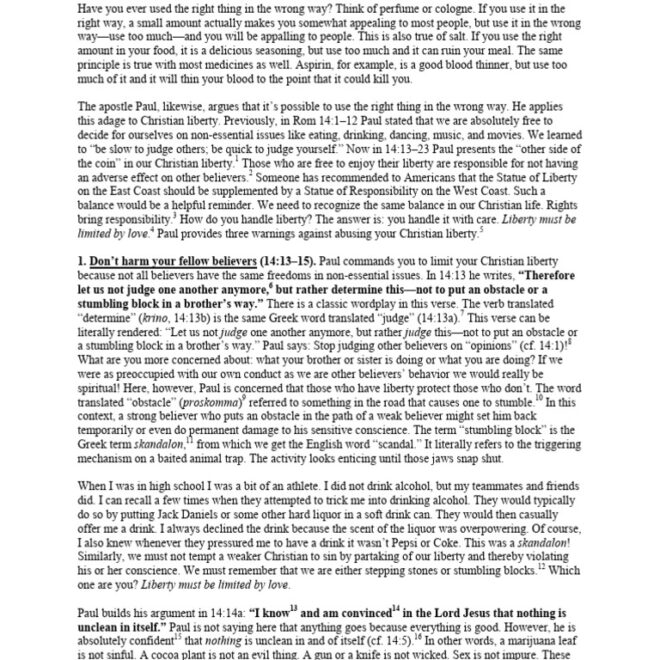 What Does Romans 14 23 Mean