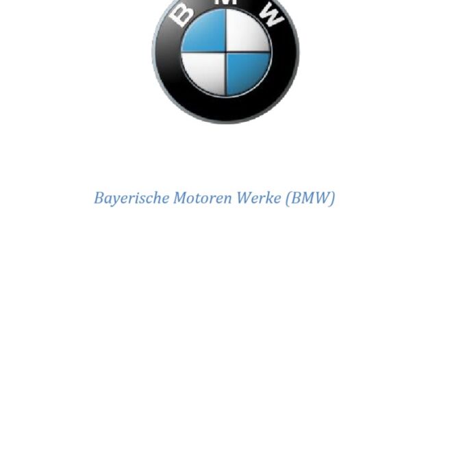 What Does Bayerische Motoren Werke Mean