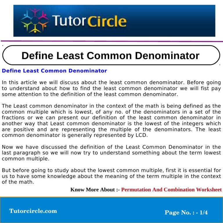 what does least recognized mean