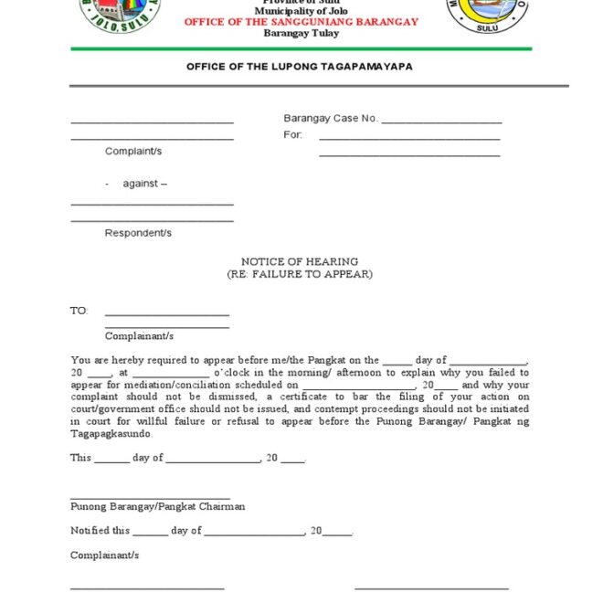 What Does A Failure To Appear Mean