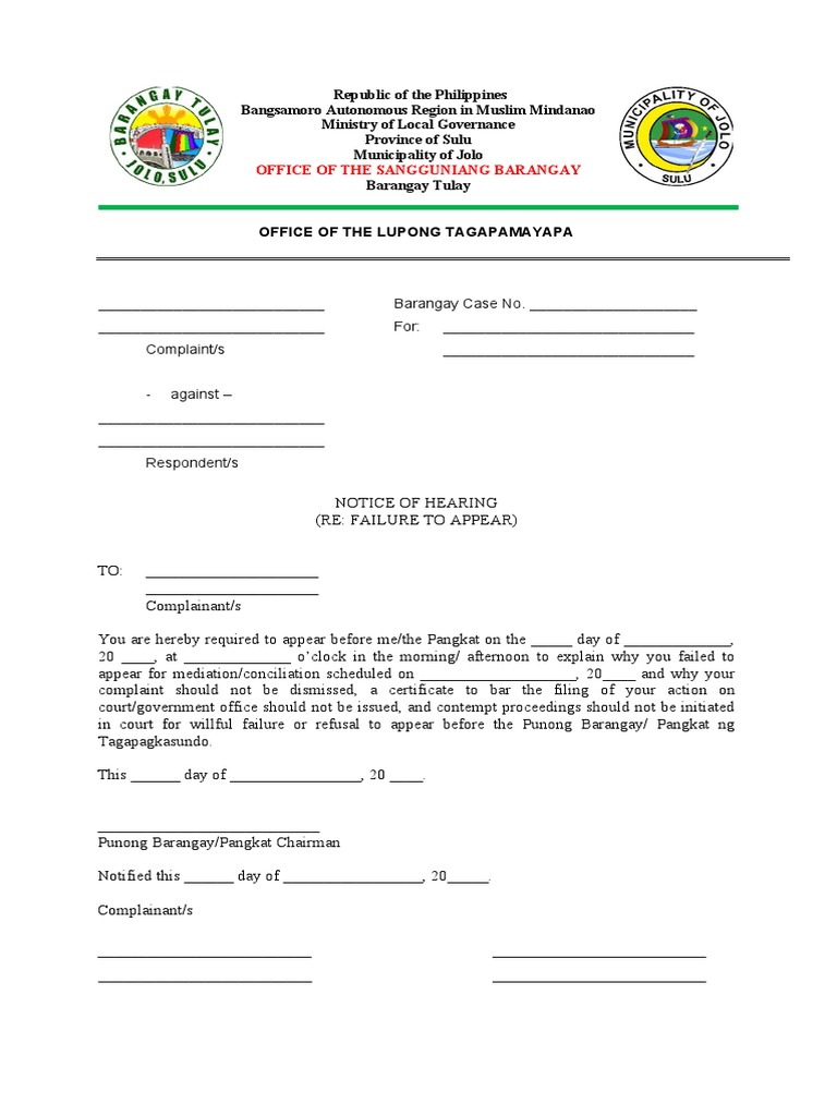 What Does A Failure To Appear Mean