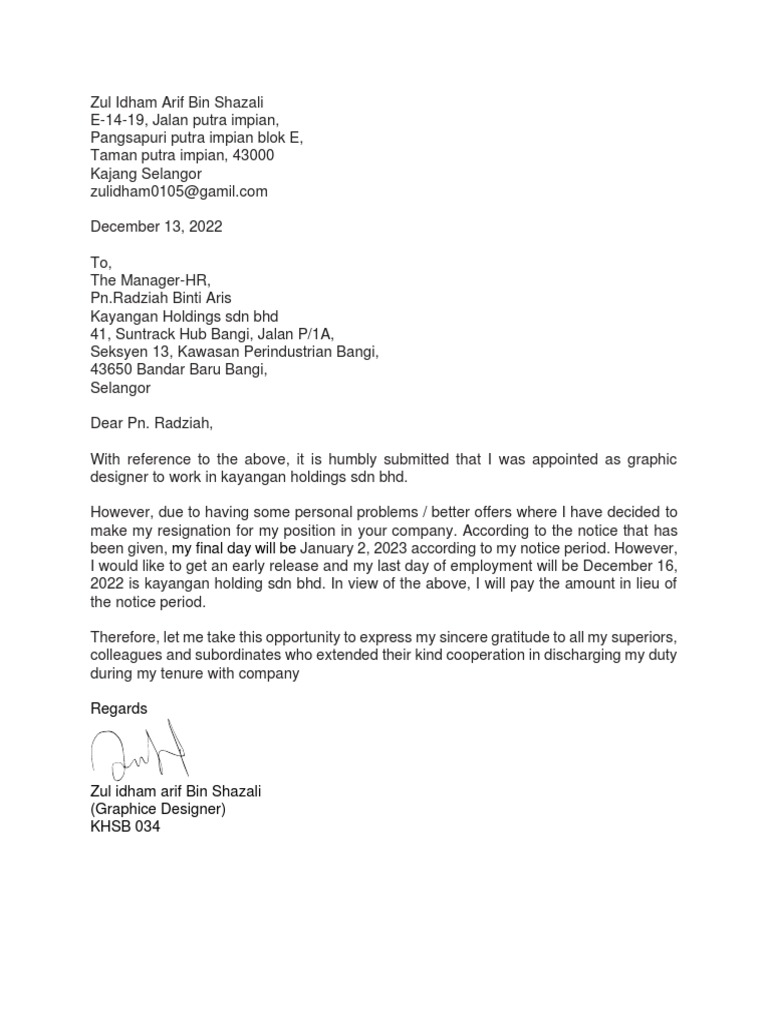 What Does In Lieu Of Notice Pay Mean