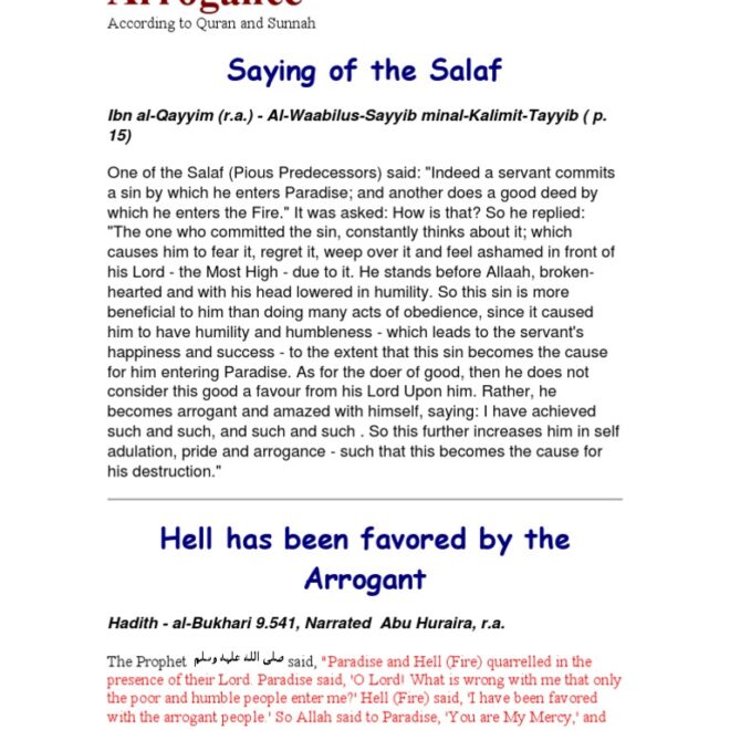 What Does Arrogance Mean In The Bible