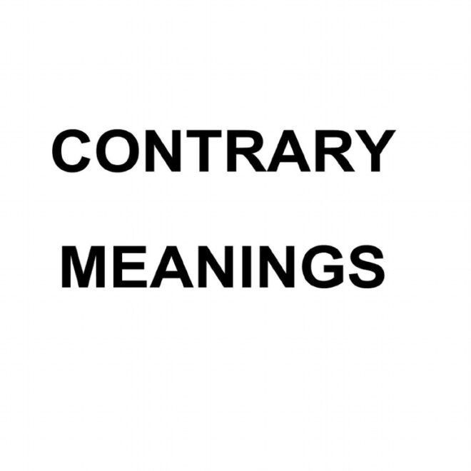 What Does Contrary Mean In The Bible