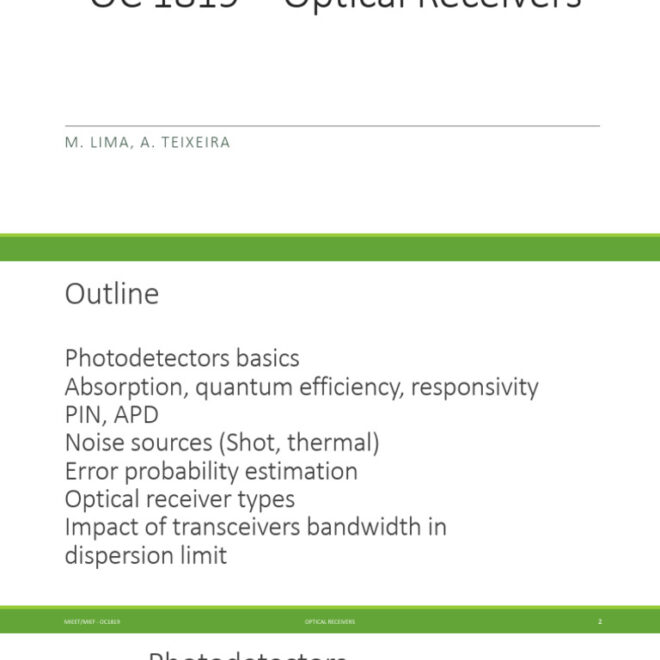 What Does Receiver Optical Mean