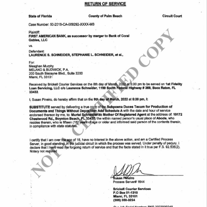 What Does Return Of Service Mean In Court