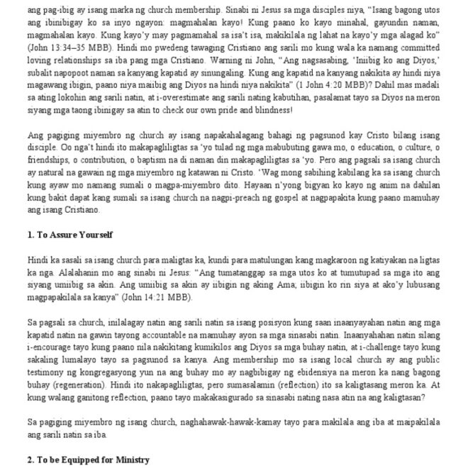 What Does It Mean To Join A Church