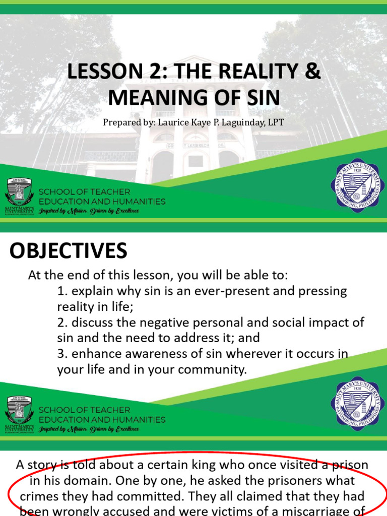What Does It Mean To Practice Sin