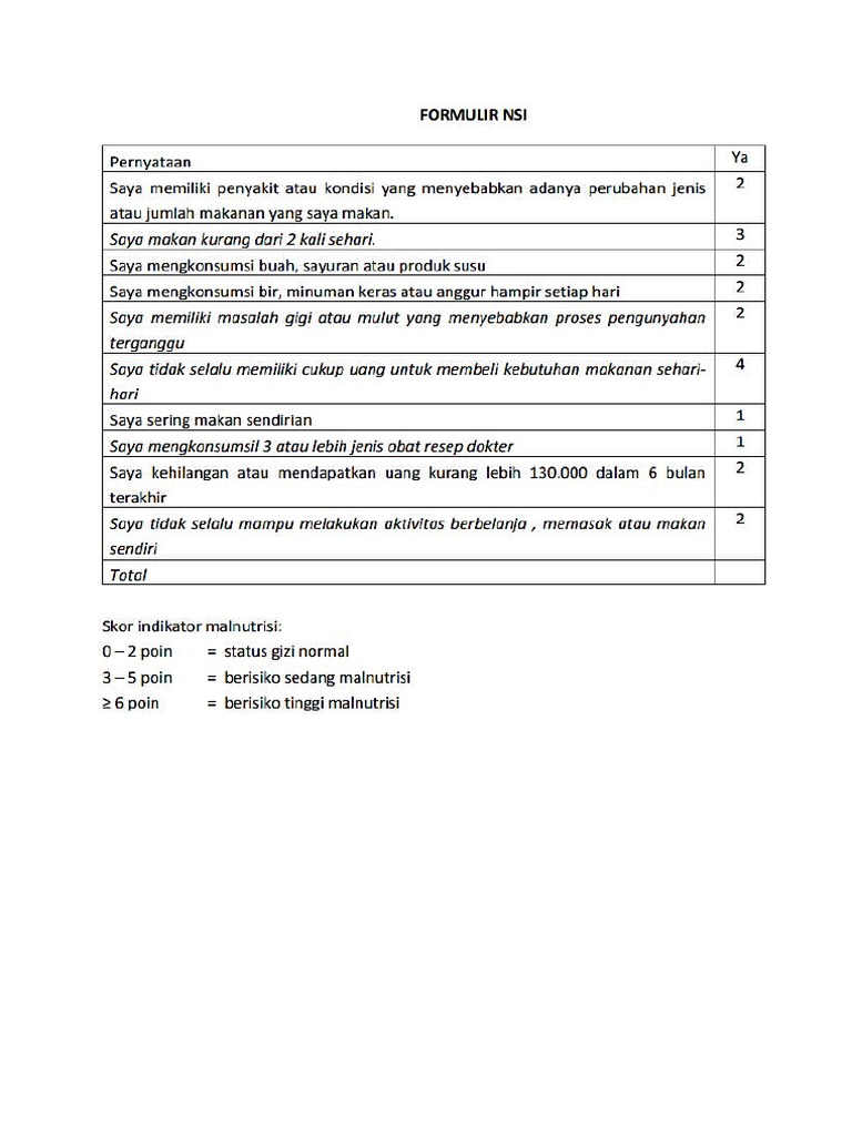 What Does Nsi Mean In Jail