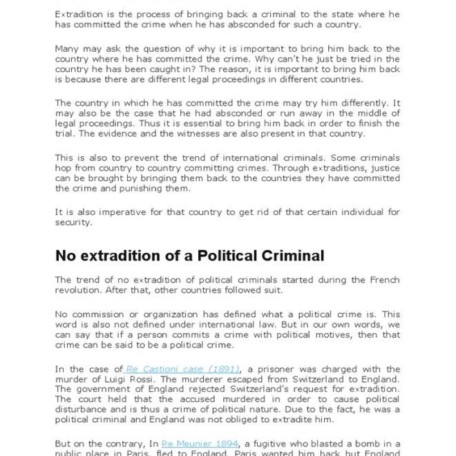 What Does Extradition Waived Mean