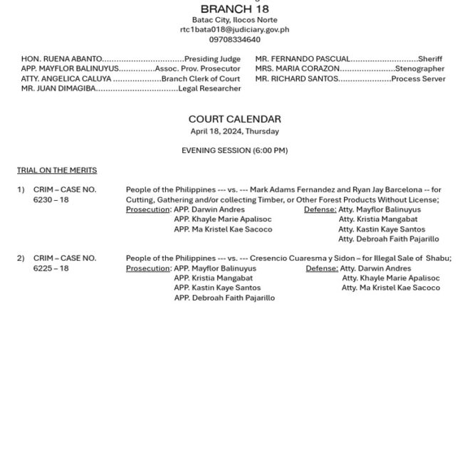 What Does Calendar Call Mean In Court
