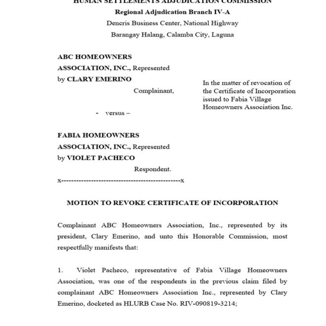 What Does Motion To Revoke Mean