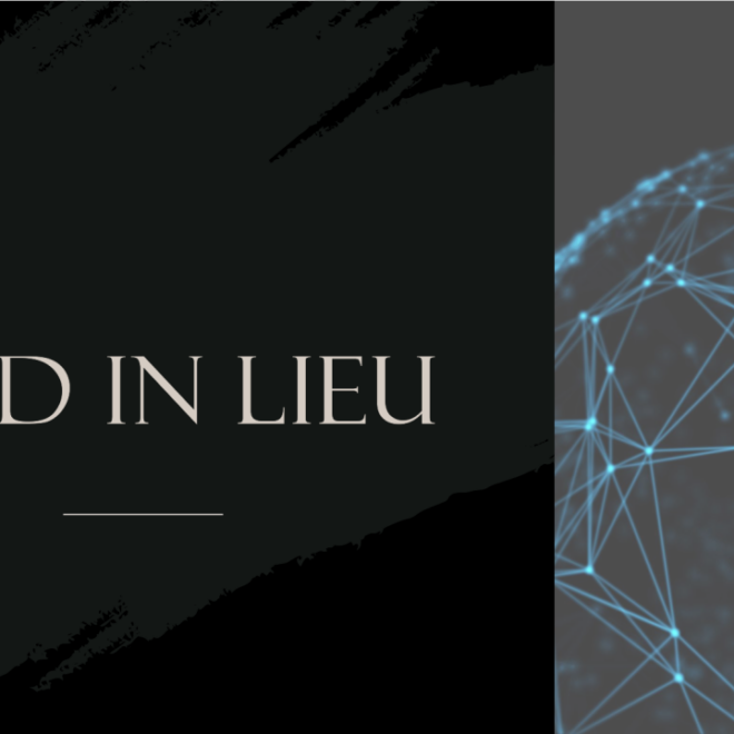 What Does Payment In Lieu Mean