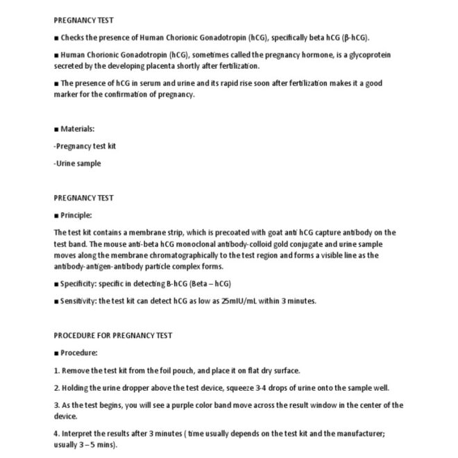 What Does The Book On A Pregnancy Test Mean