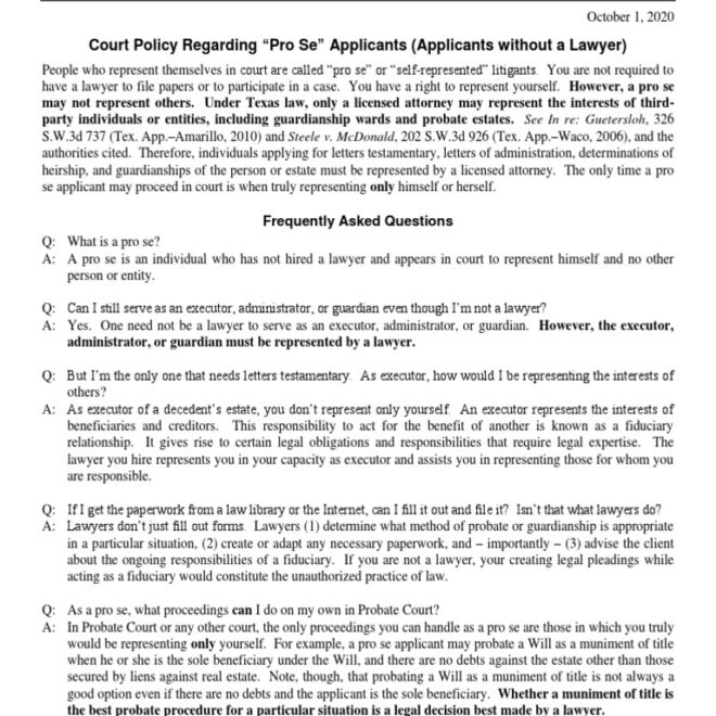 What Does Pro Se Divorce Mean