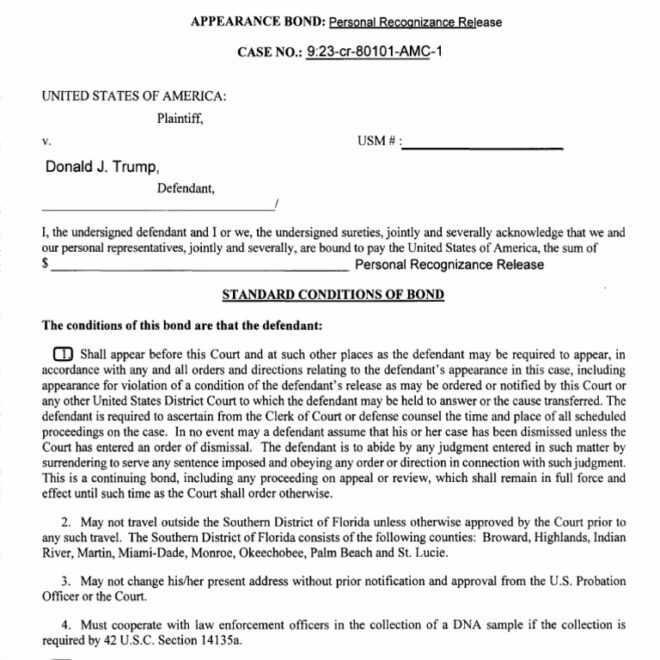 What Does Personal Recognizance Bond Mean