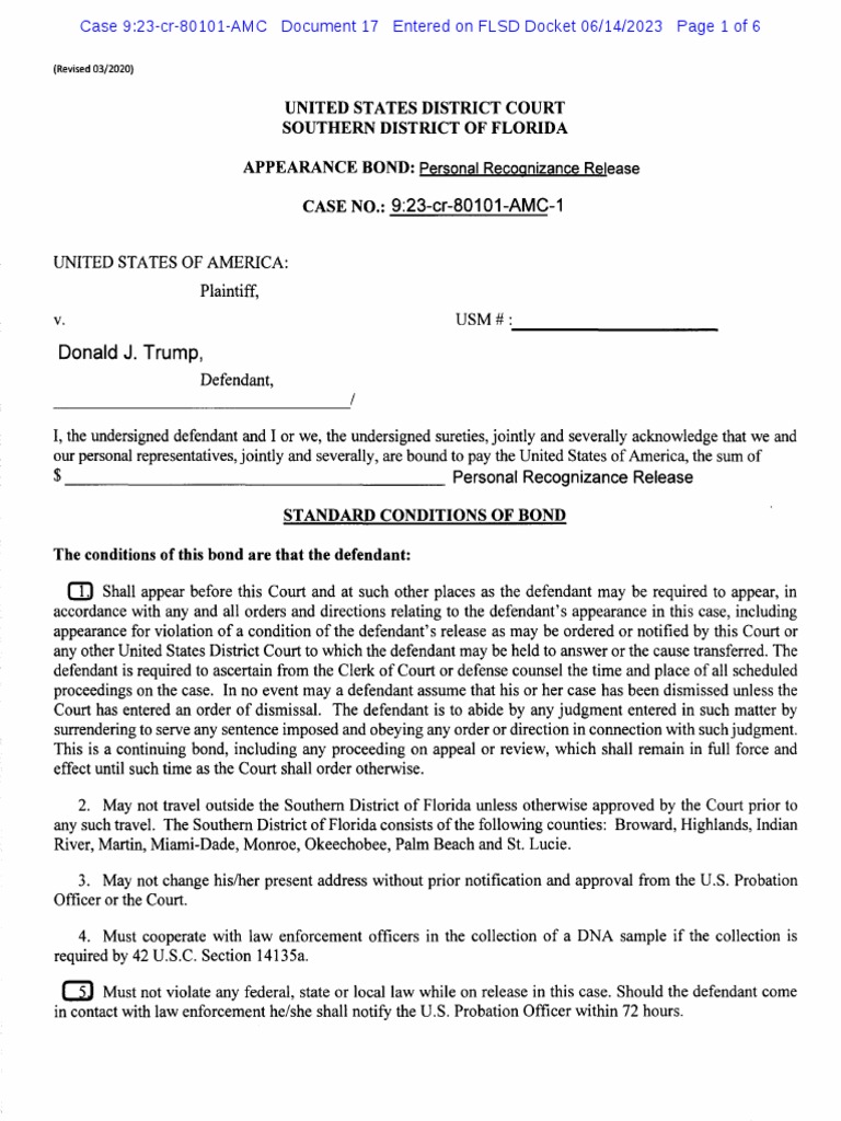 What Does Personal Recognizance Bond Mean