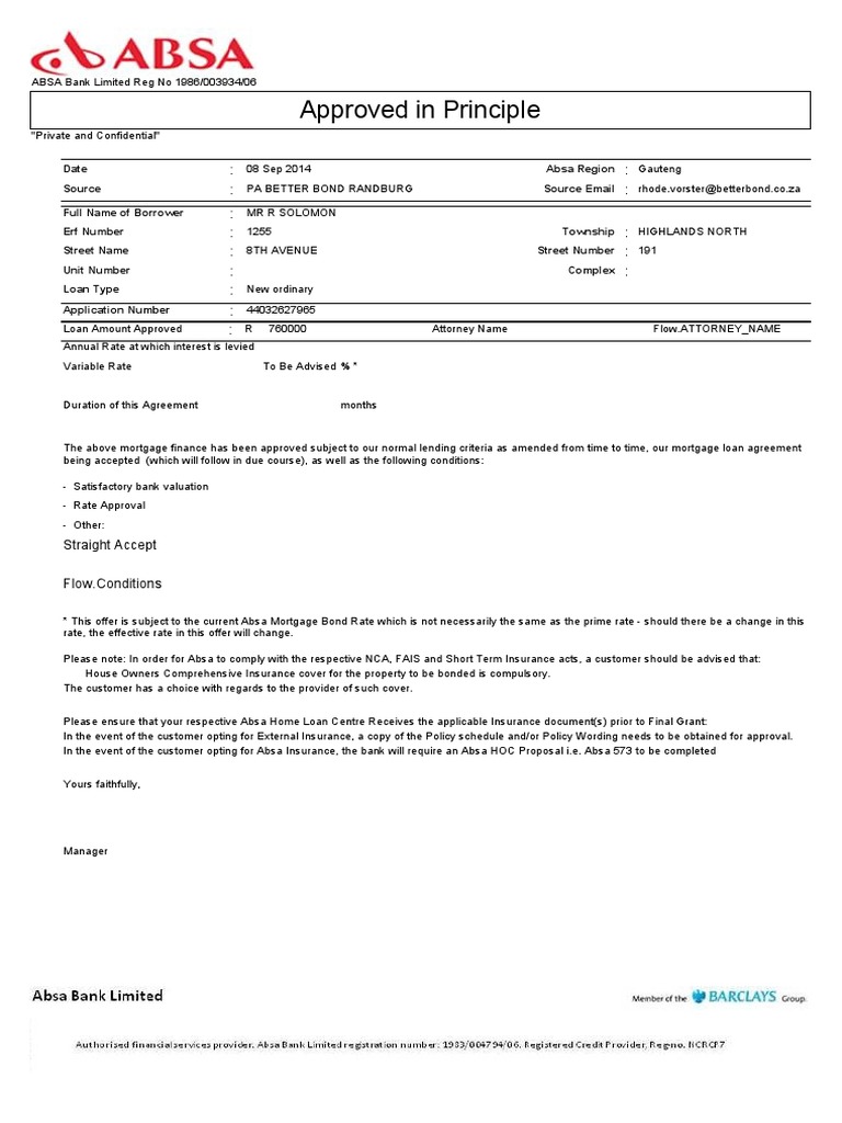 What Does Approval In Principle Mean