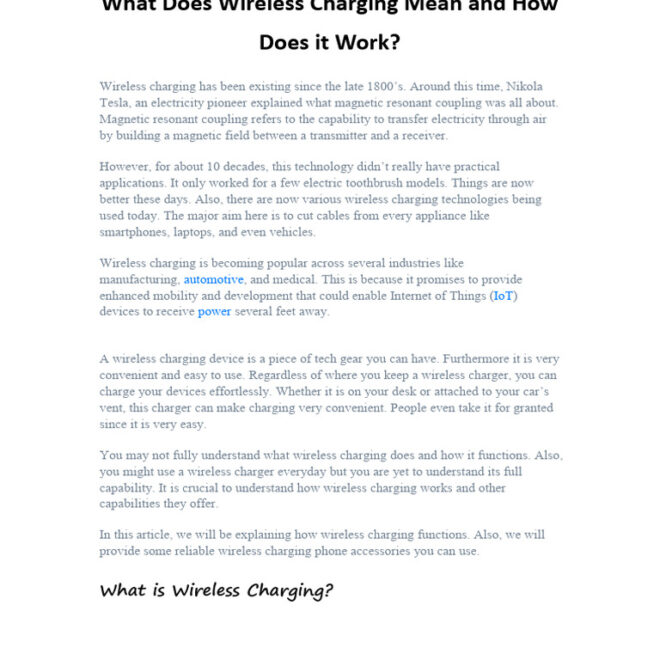 What Does Benefit Charging Mean