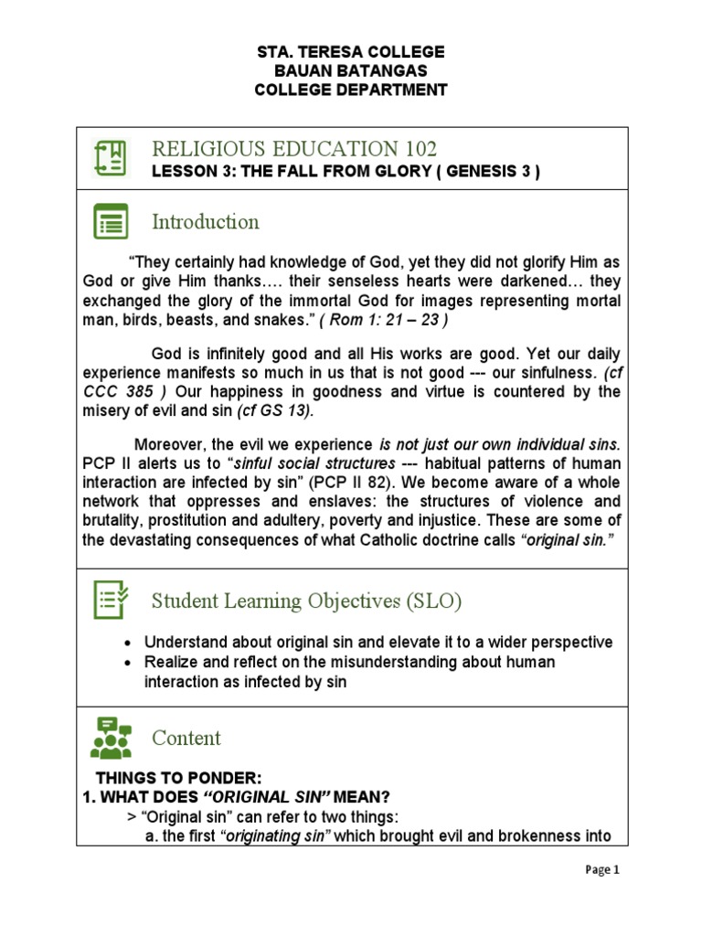 What Does It Mean To Fall Short Of God’s Glory